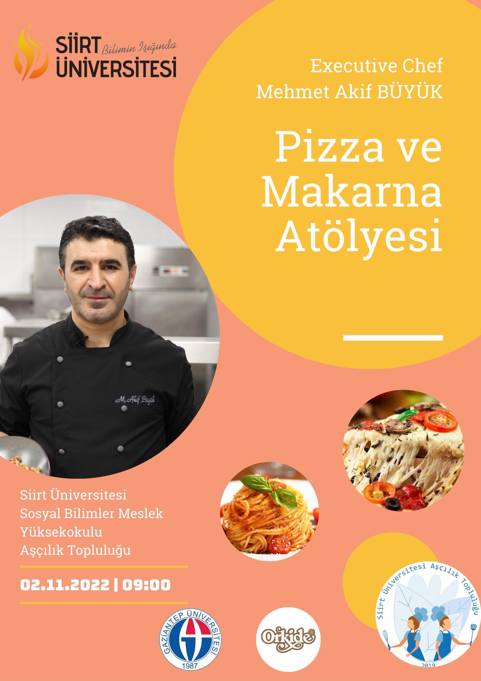 Aşçılık Topluluğu tarafından Executive Chef Mehmet Akif BÜYÜKün katılımıyla 